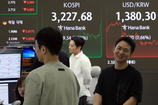 코스피, 외인·기관 매도에 약보합 마감...코스닥은 강보합[fn마감시황]