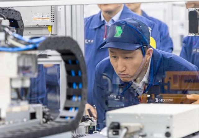 정기선 HD현대 회장, 생산현장 방문 약속 지켰다