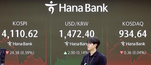 코스피, 美 금리인하에도 '오라클 쇼크'에 하락…4110대 마감[fn마감시황]